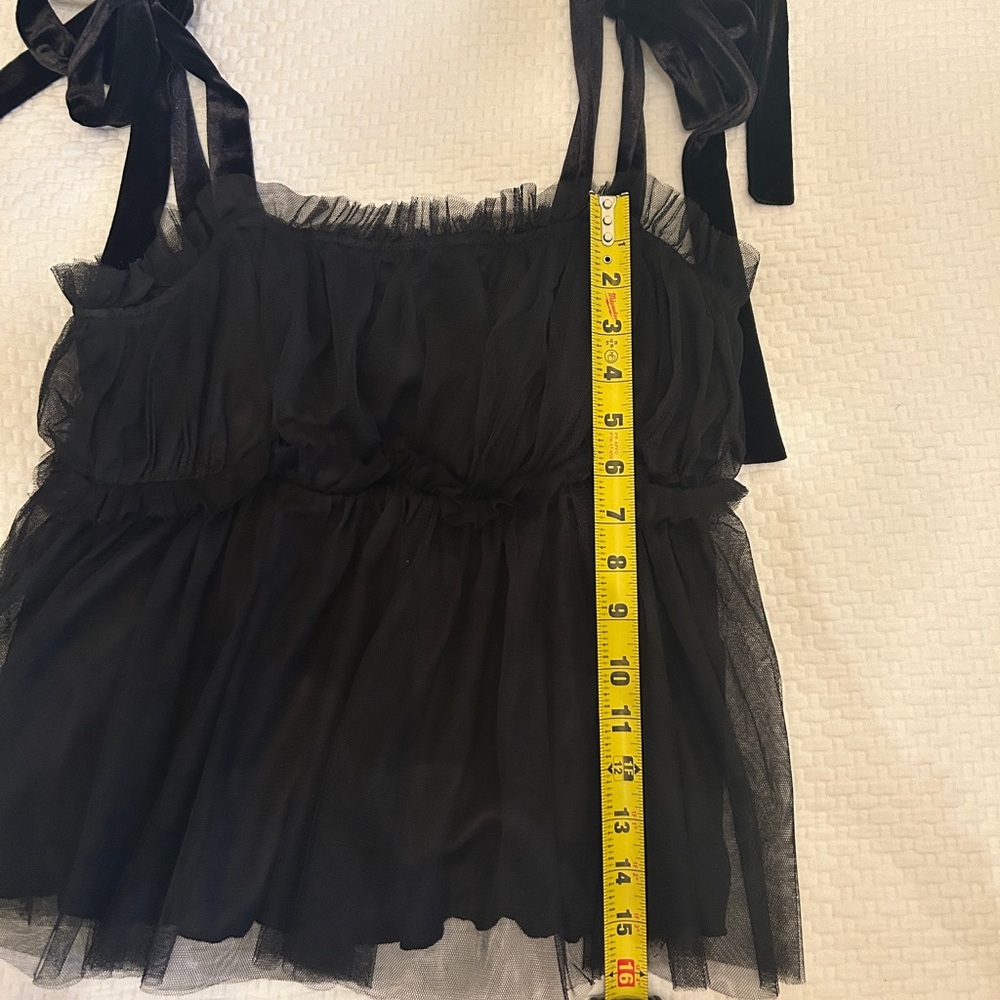 Sunday in Brooklyn Black Lace-Trim Slip